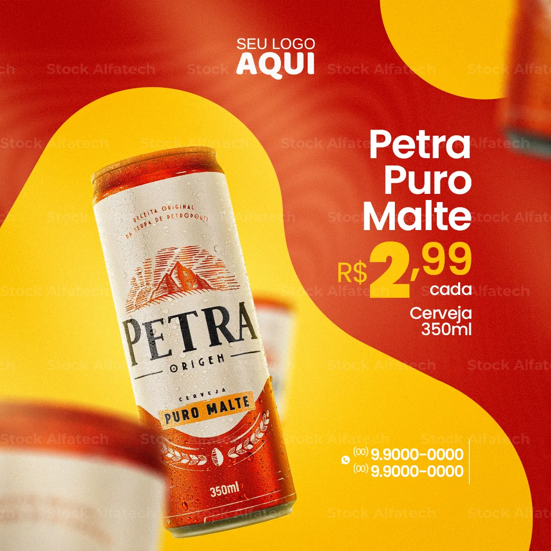 Cerveja pedra puro malte