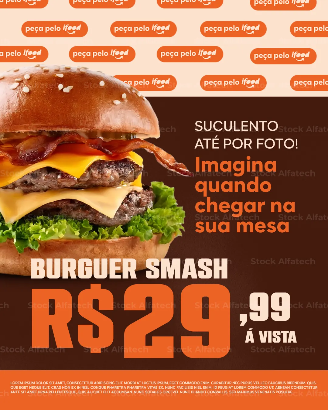 Feed de hamburgueria com combo irresistível para faturar mais — Psd flyer 100% editável