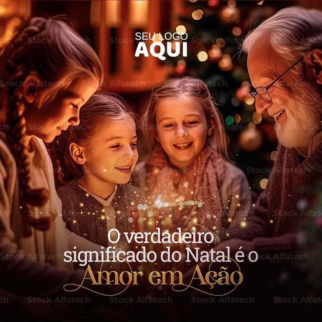 Natal iluminado para redes sociais — Psd flyer 100% editável