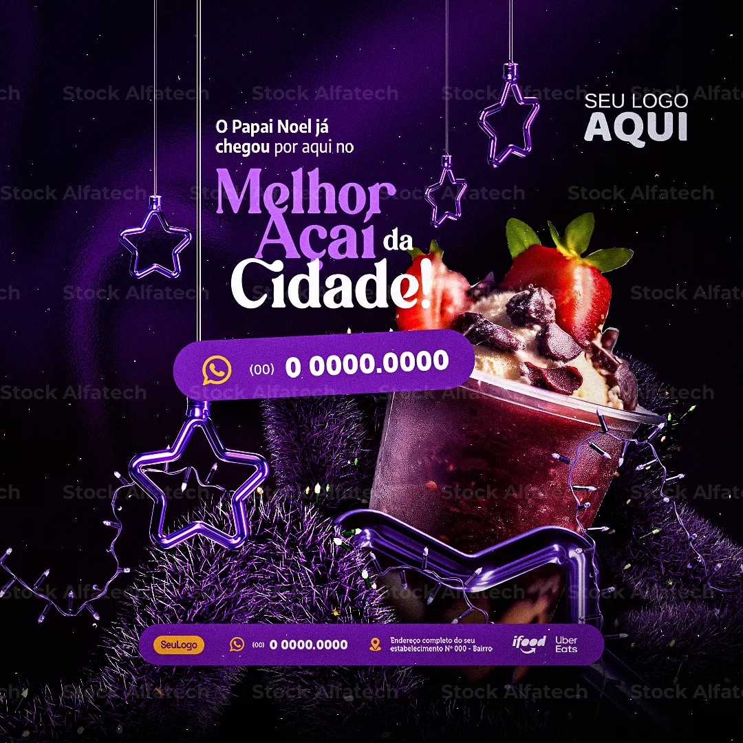 Natal abençoado para todos — Psd flyer 100% editável