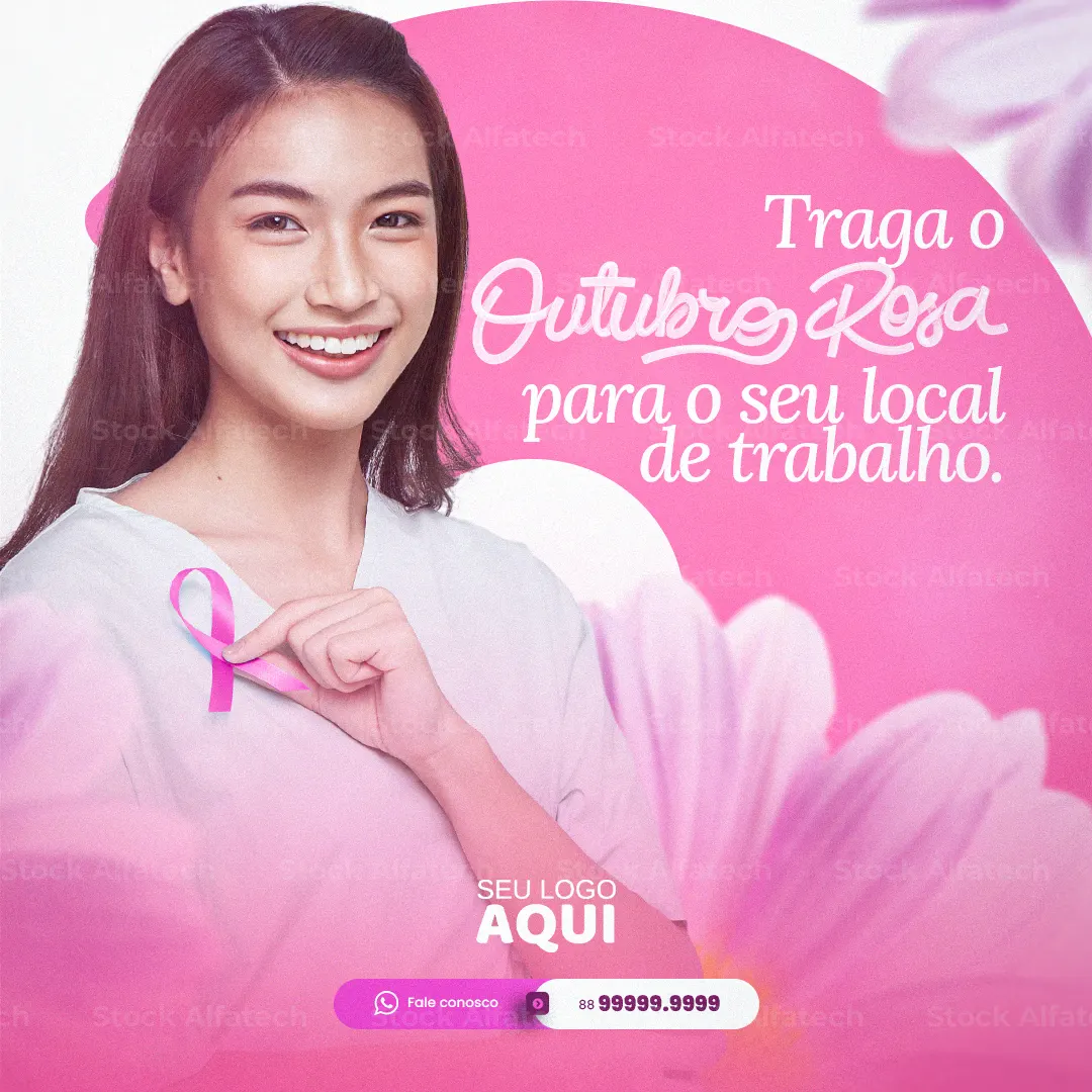 Psd flyer 100% editável para campanha de saúde da mulher