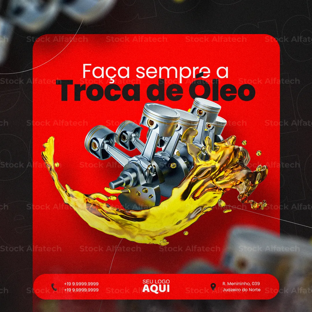 Faça sempre a troca de óleo