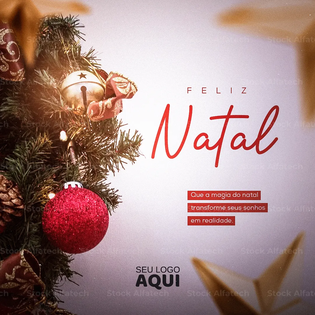 Natal para loja, empresa e campanha em Psd flyer 100% editável