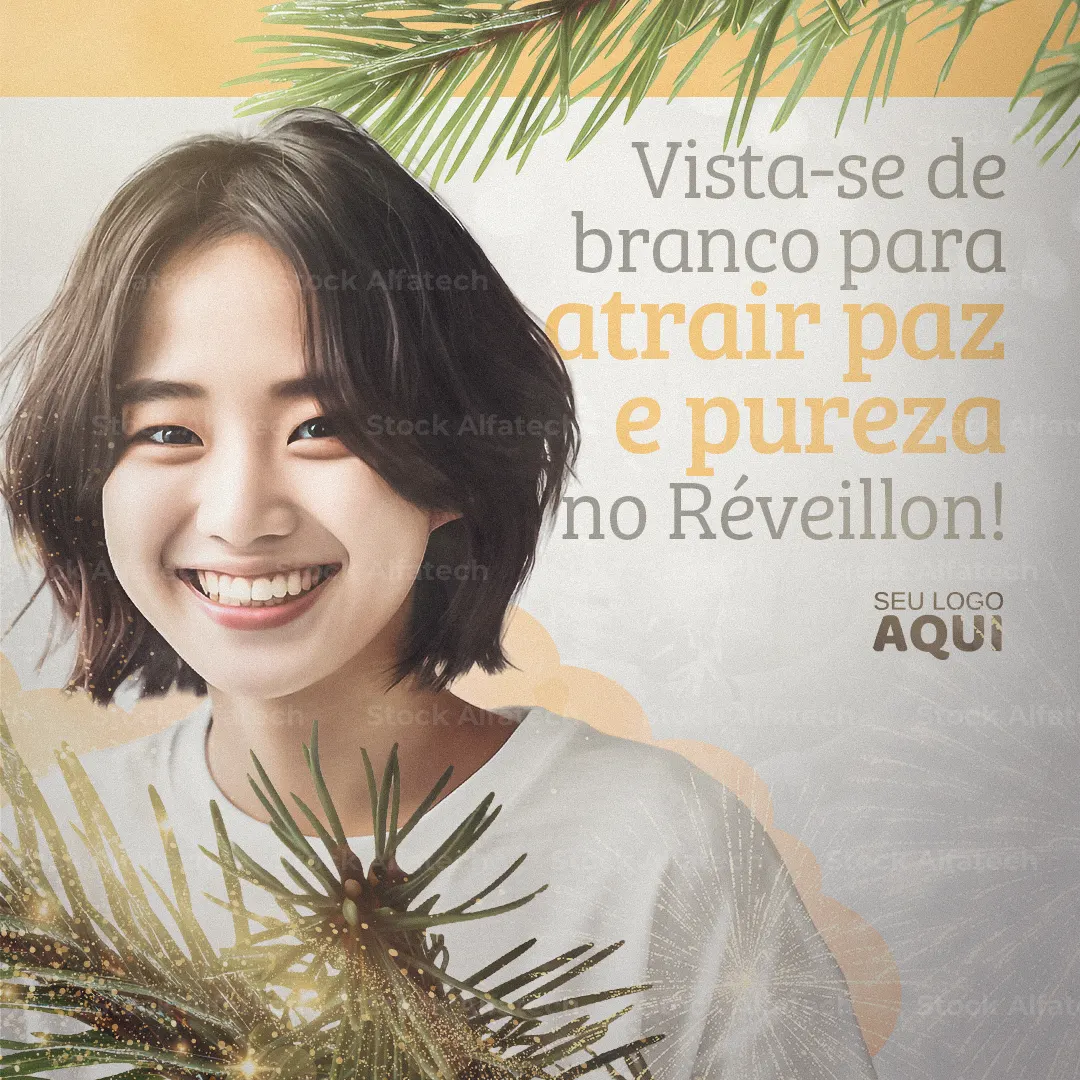 Psd flyer 100% editável para Réveillon com visual elegante