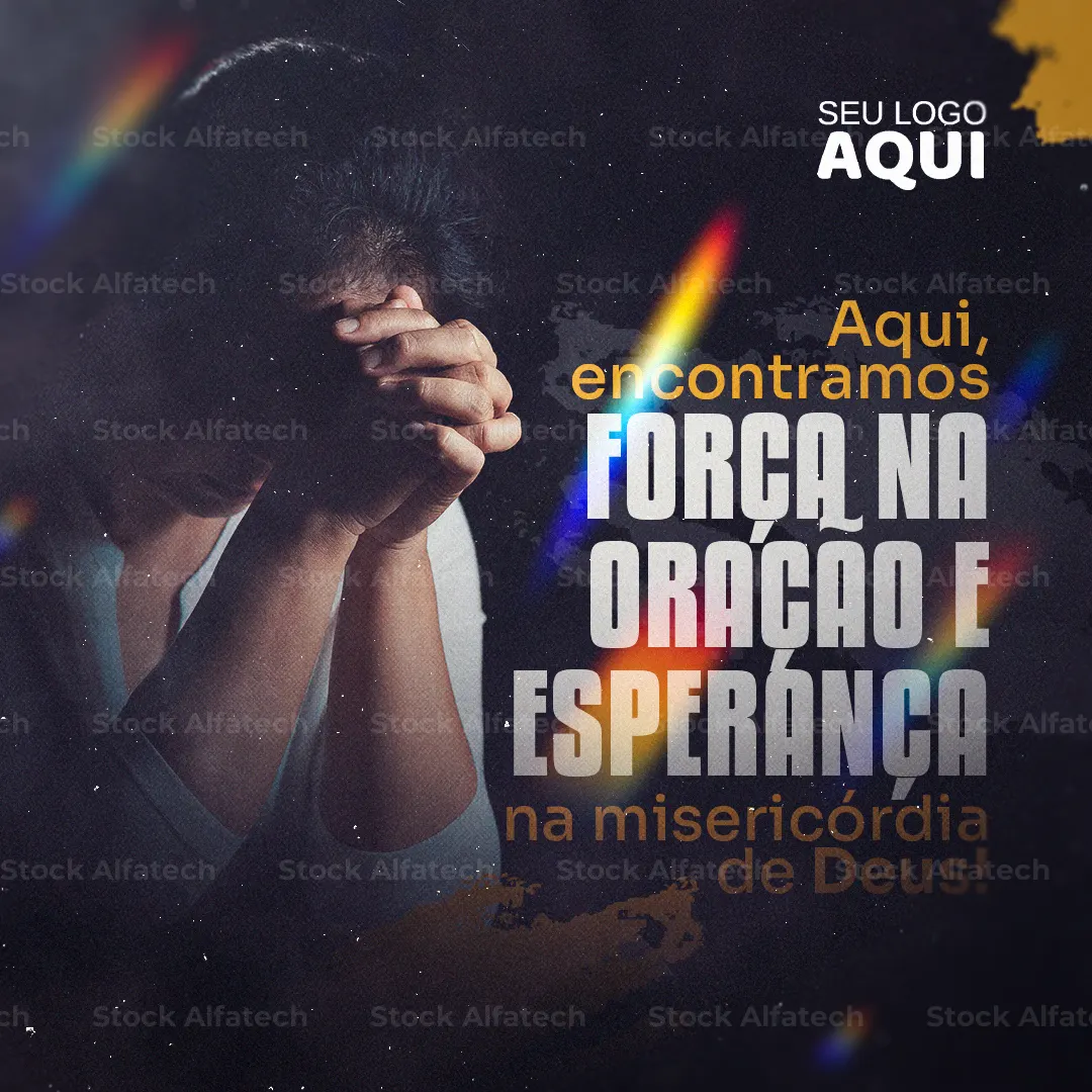 Convite para encontro paroquial em Psd flyer 100% editável