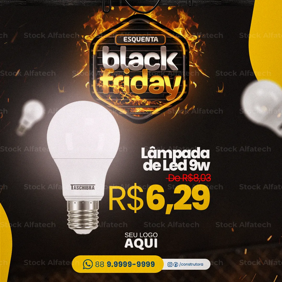 Materiais de qualidade para sua reforma em Psd flyer 100% editável