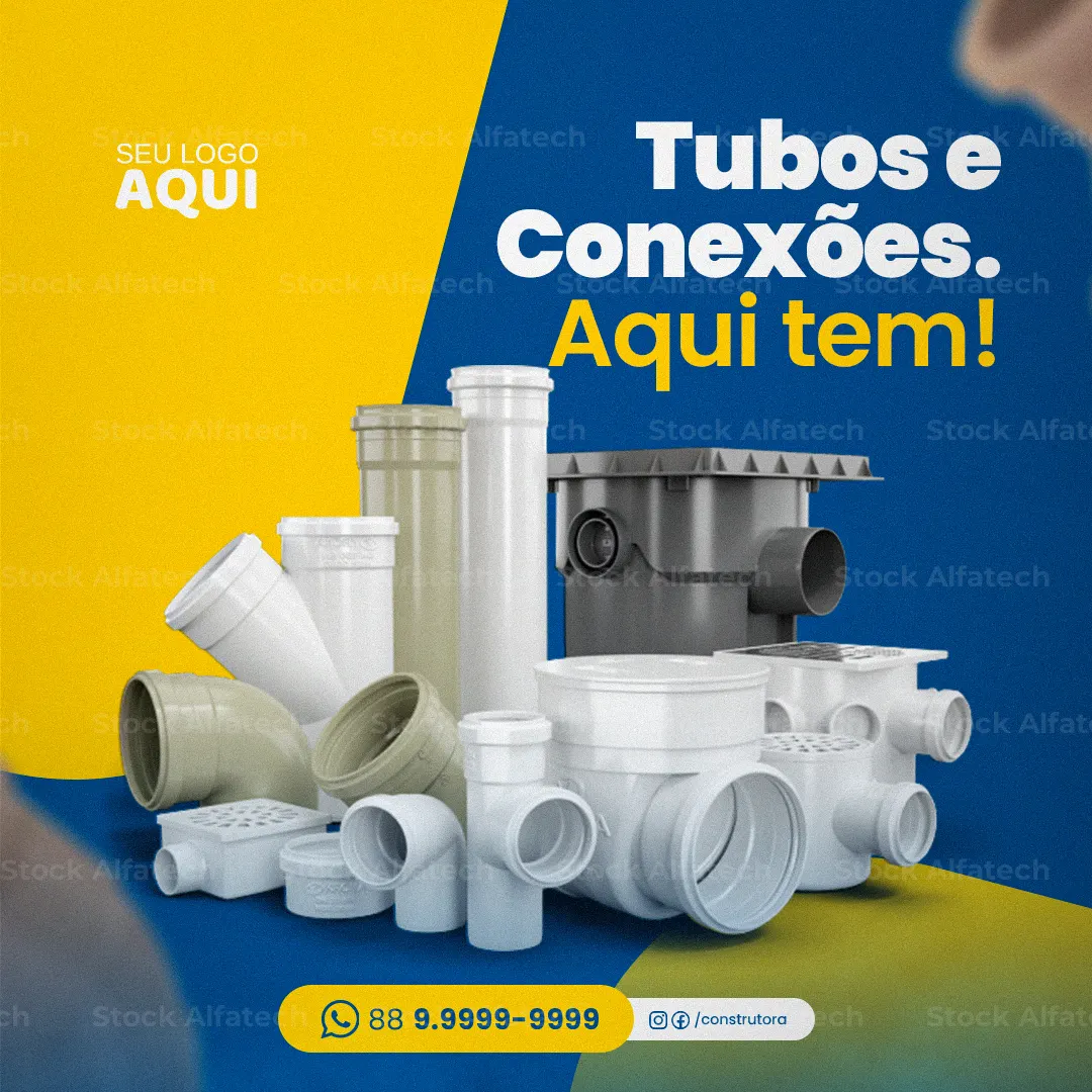 Sua obra começa aqui em Psd flyer 100% editável para construção