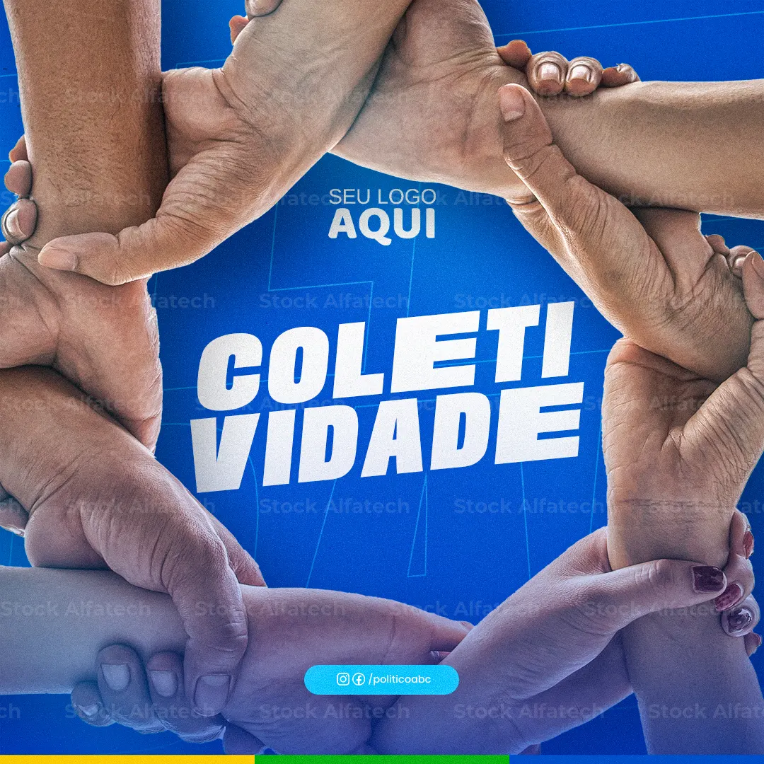 Candidato perto do povo em Psd flyer 100% editável