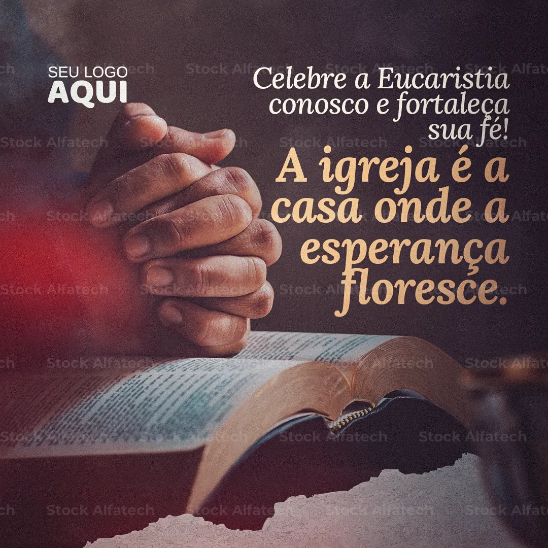 Celebração mariana com fé — Psd flyer 100% editável