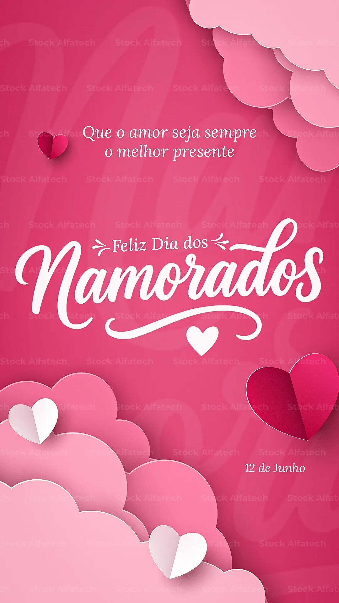 Psd flyer 100% editável para Dia dos Namorados Stories