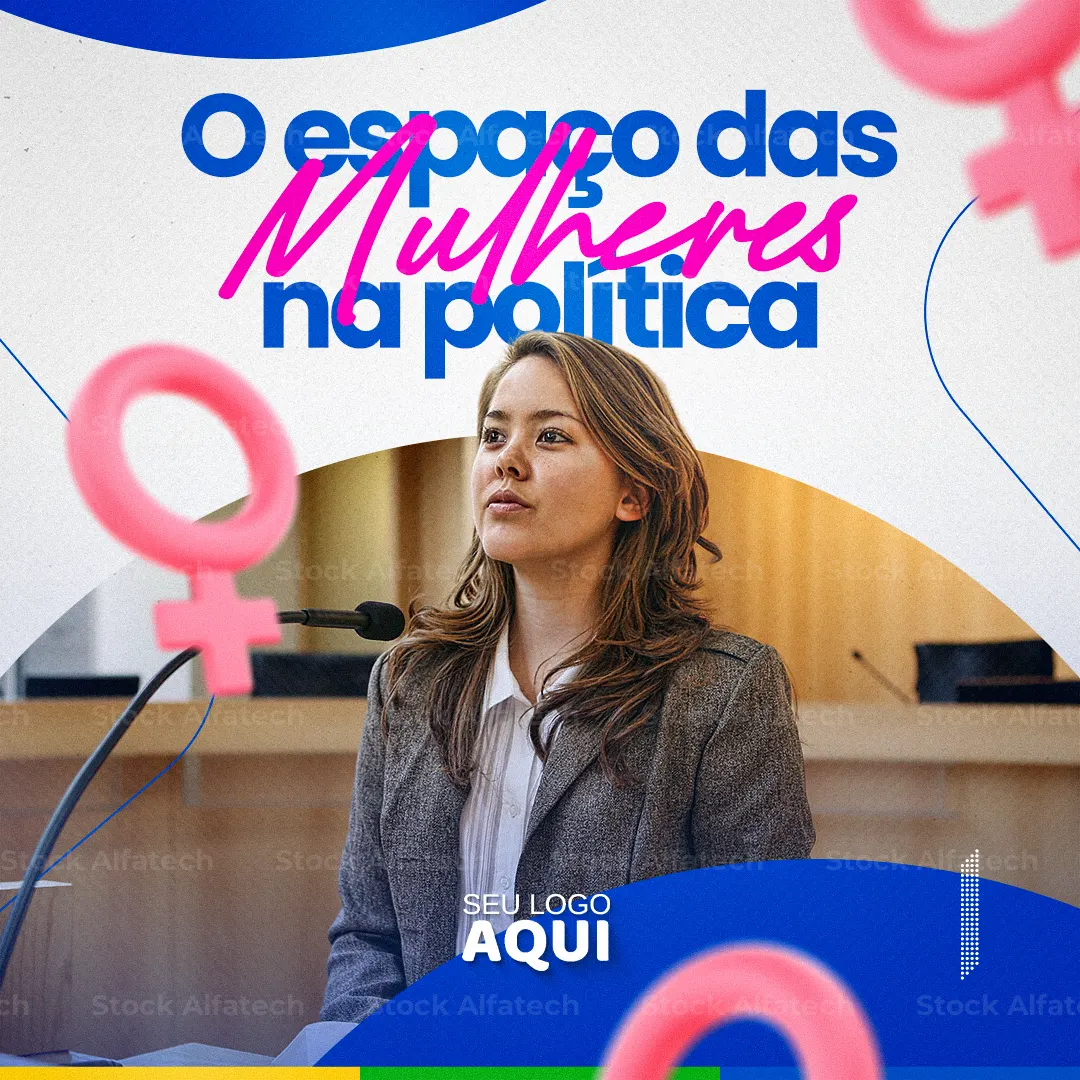 Campanha política com visual moderno em Psd flyer 100% editável