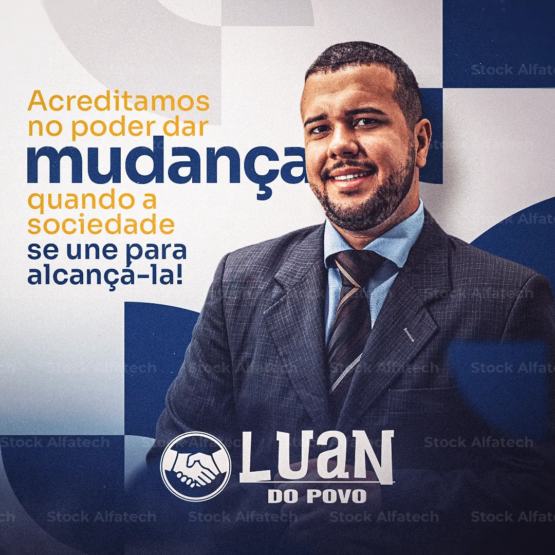 Política com compromisso e responsabilidade — Psd flyer 100% editável