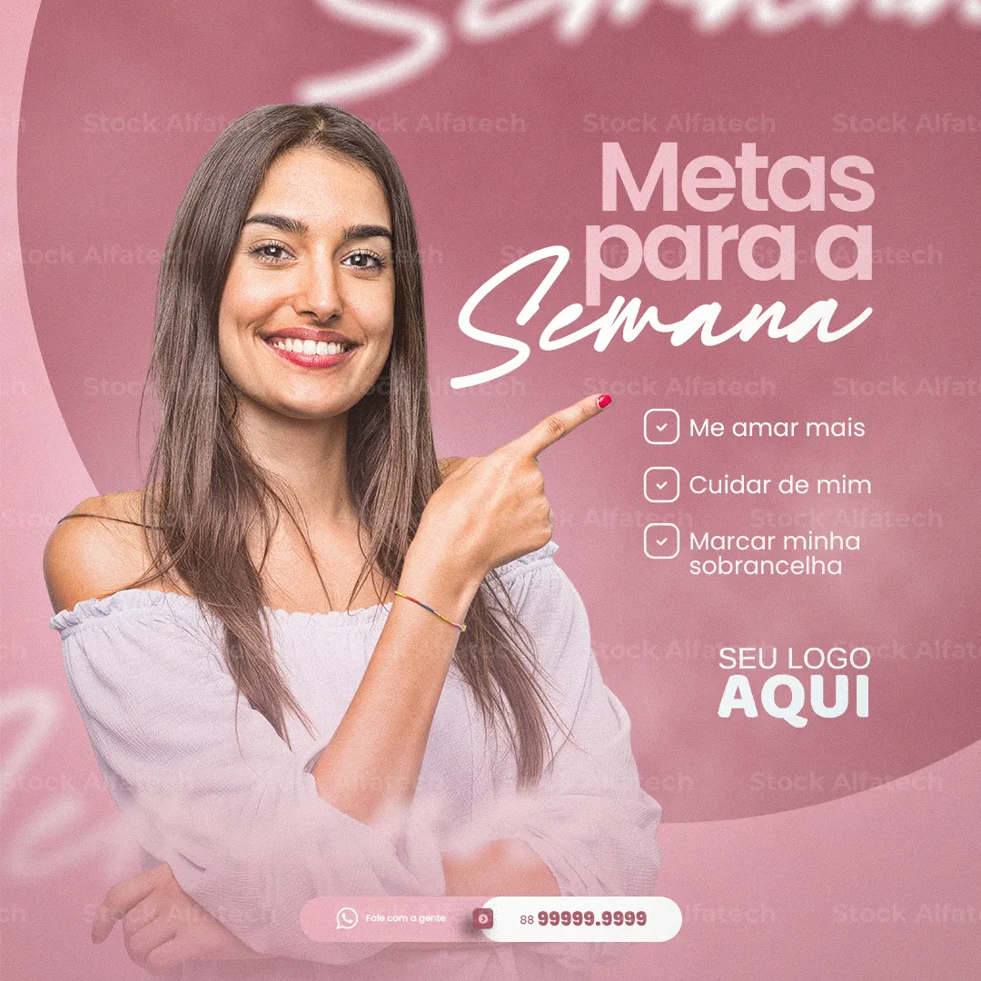 Cuide das suas unhas com carinho em Psd flyer 100% editável
