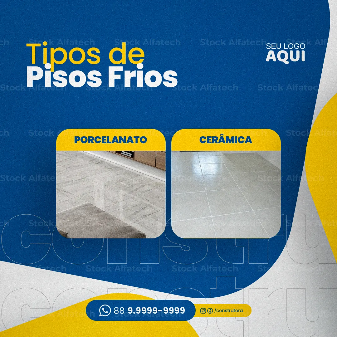 Psd flyer 100% editável com produtos para obra, reforma e acabamento