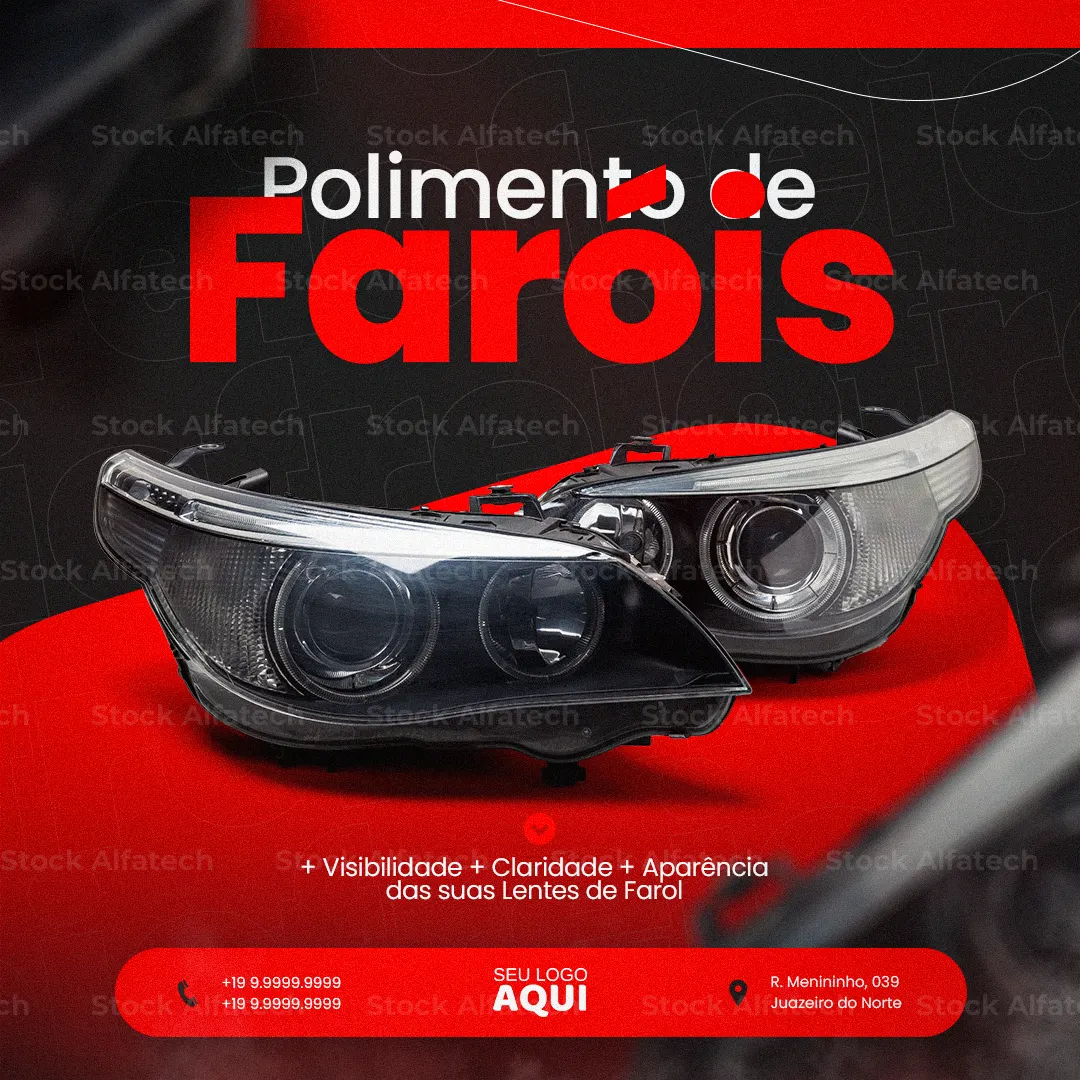 Polimento de faróis