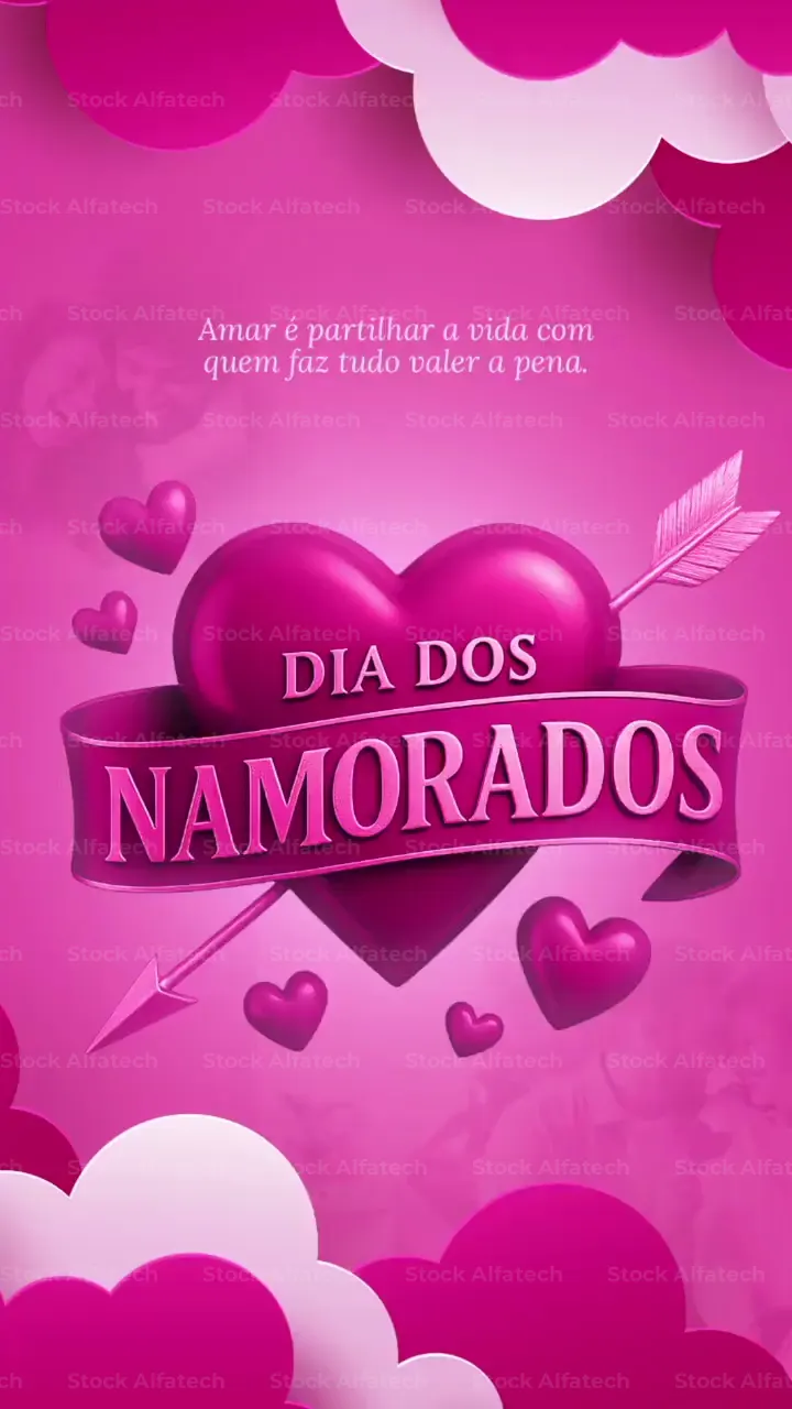 Reels Dia dos Namorados 12 de Junho Amor Que Completa After Effects Projeto 100% Editável