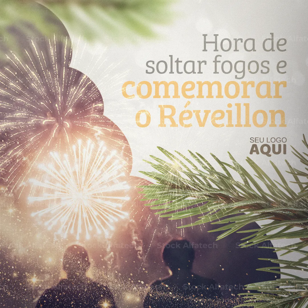 Psd flyer 100% editável para festa de Réveillon em restaurante