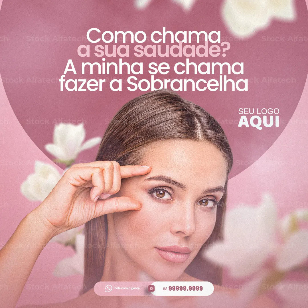 Manicure com acabamento elegante em Psd flyer 100% editável