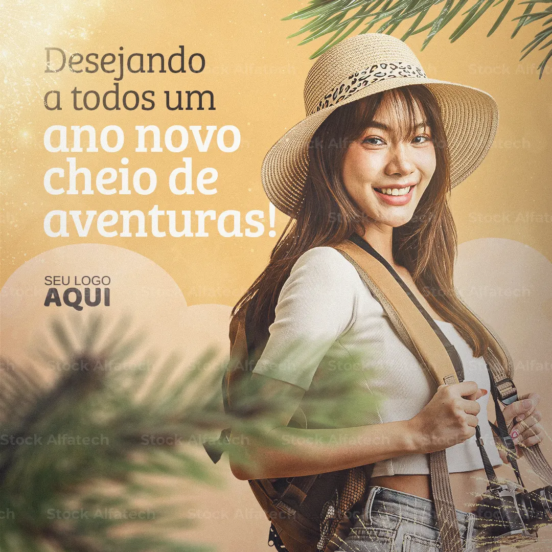 Virada do ano com decoração branca e dourada — Psd flyer 100% editável