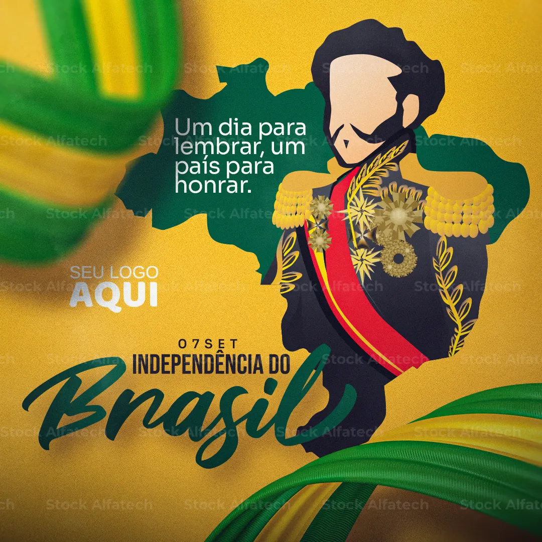 7 de Setembro com orgulho brasileiro em Psd flyer 100% editável