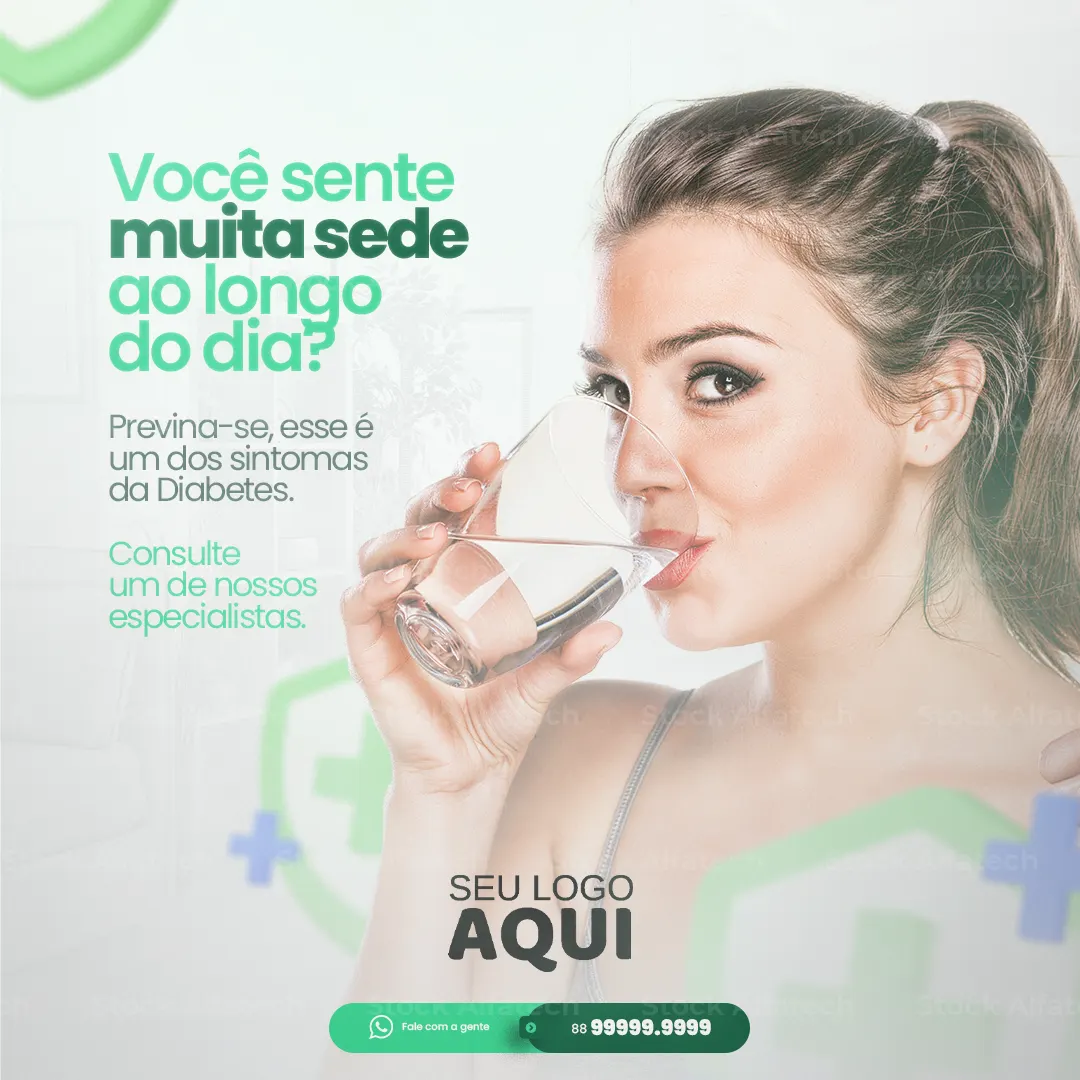Você sente muita sede