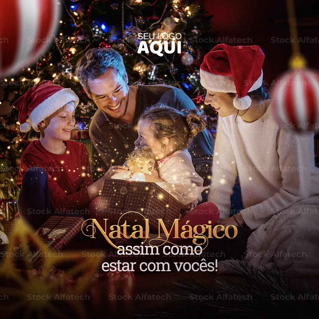 Psd flyer 100% editável com mensagem de Feliz Natal