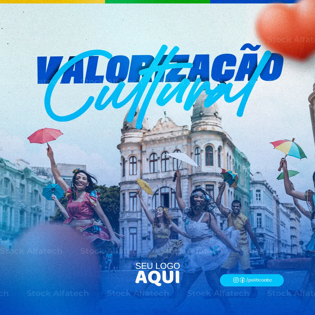 Candidato com propostas para a população em Psd flyer 100% editável