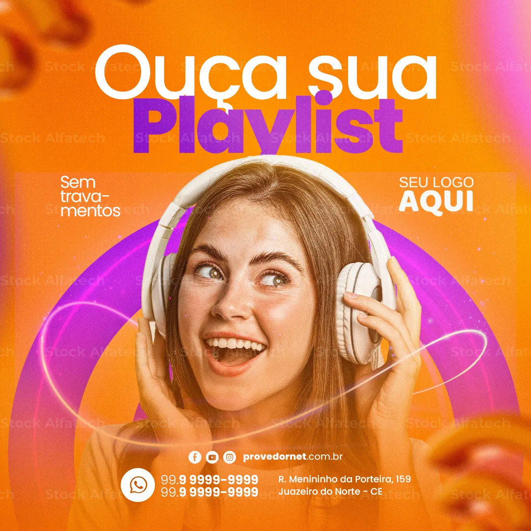 Internet de fibra rápida para sua casa em Psd flyer 100% editável
