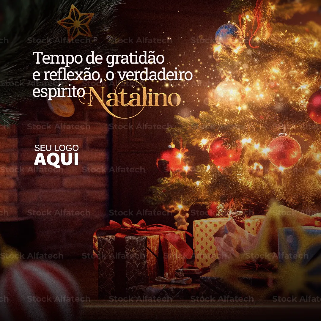 Natal mágico para sua marca — Psd flyer 100% editável