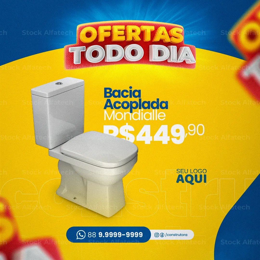 Materiais resistentes para construir melhor — Psd flyer 100% editável