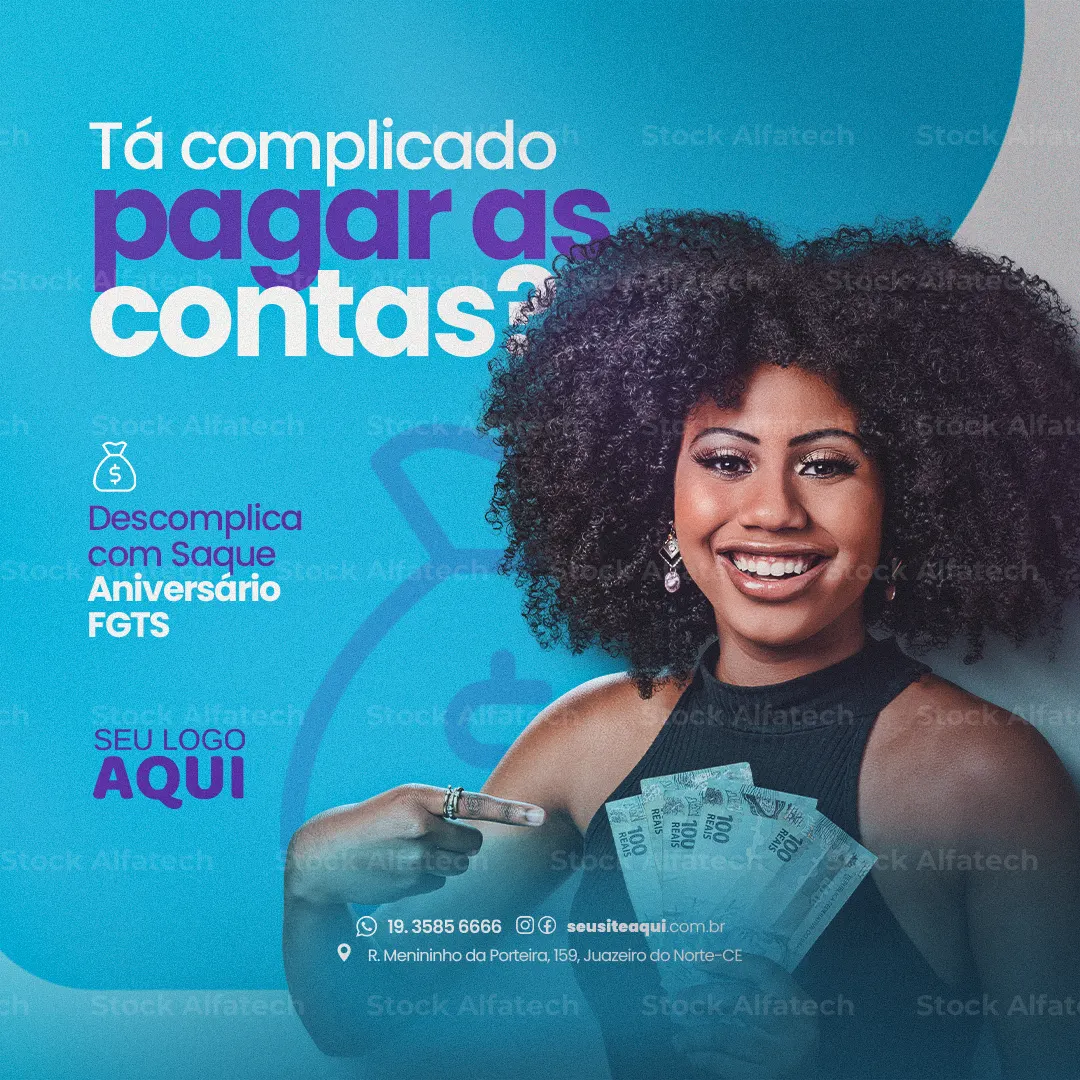 Quanto você deseja de crédito? Psd flyer 100% editável para simulação de empréstimo