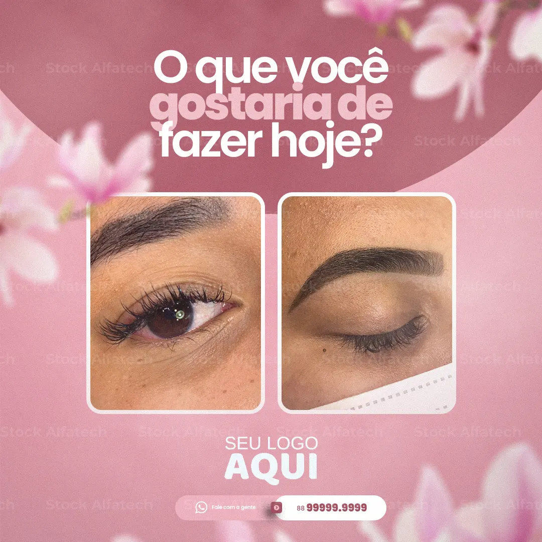 Cutilagem, esmaltação e cuidado completo em Psd flyer 100% editável
