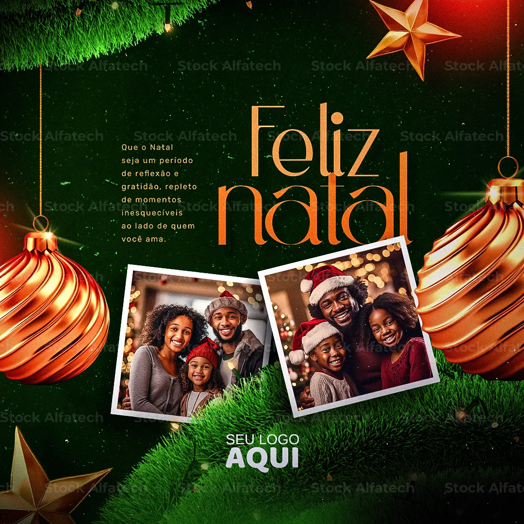 Psd flyer 100% editável com mensagem de Feliz Natal