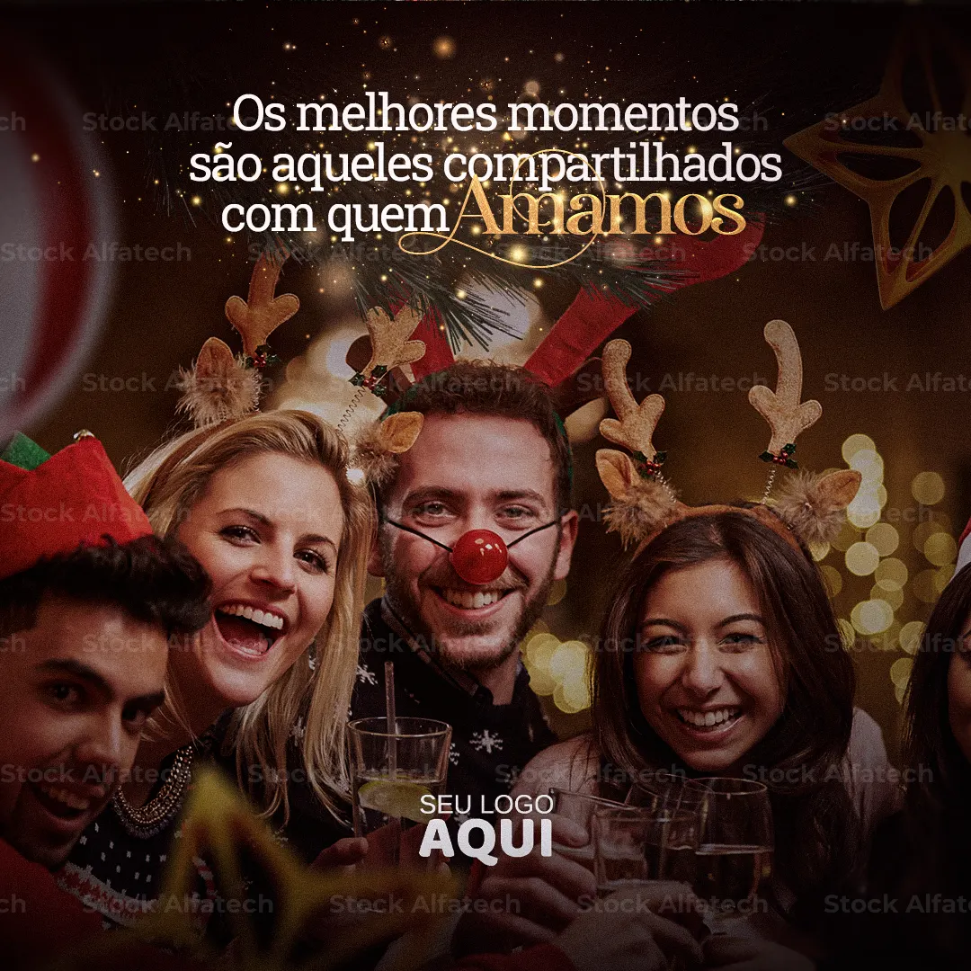 Natal cheio de paz e esperança — Psd flyer 100% editável