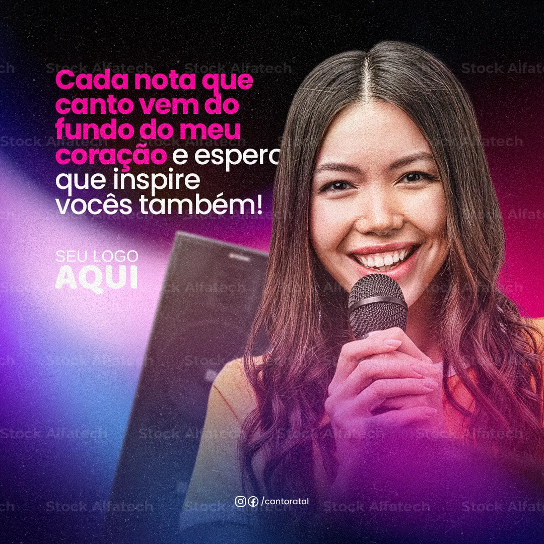 Noite de música com artista ao vivo em Psd flyer 100% editável