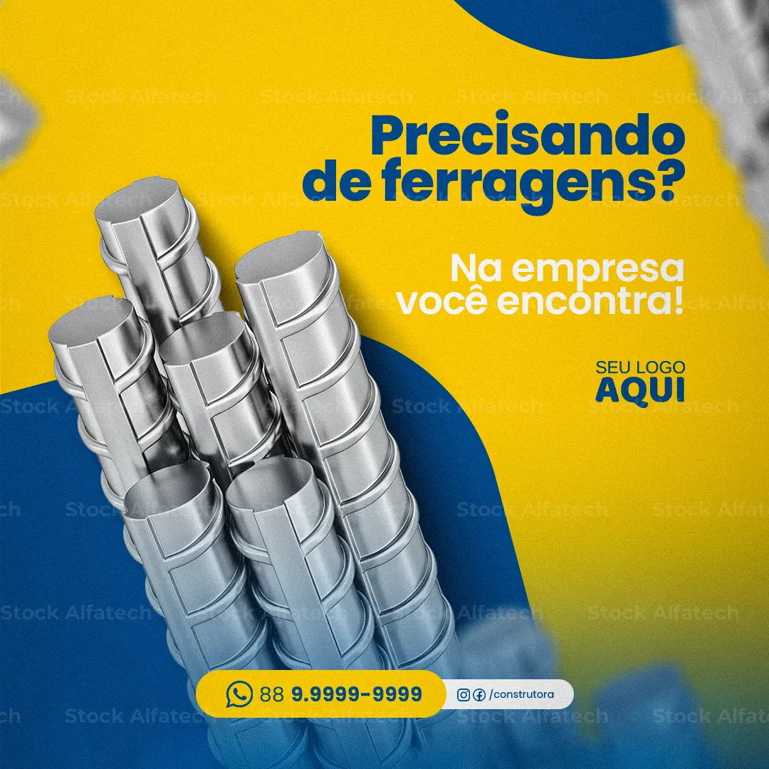Promoção da semana em Psd flyer 100% editável para material de construção