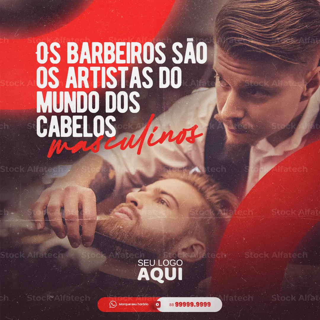 Promoção de barbearia para cabelo e barba — Psd flyer 100% editável