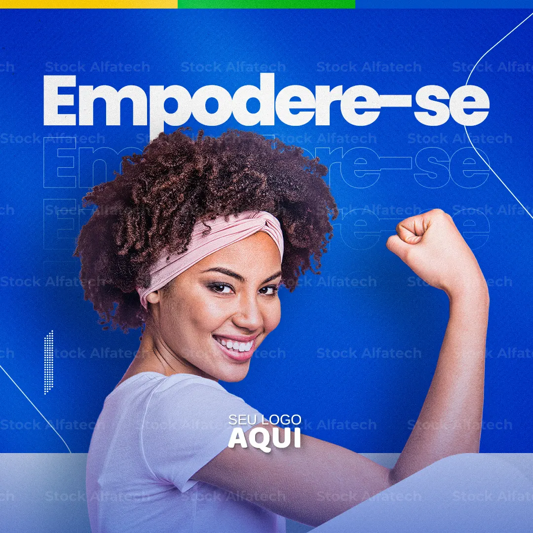 Psd flyer 100% editável com mensagem de candidatura