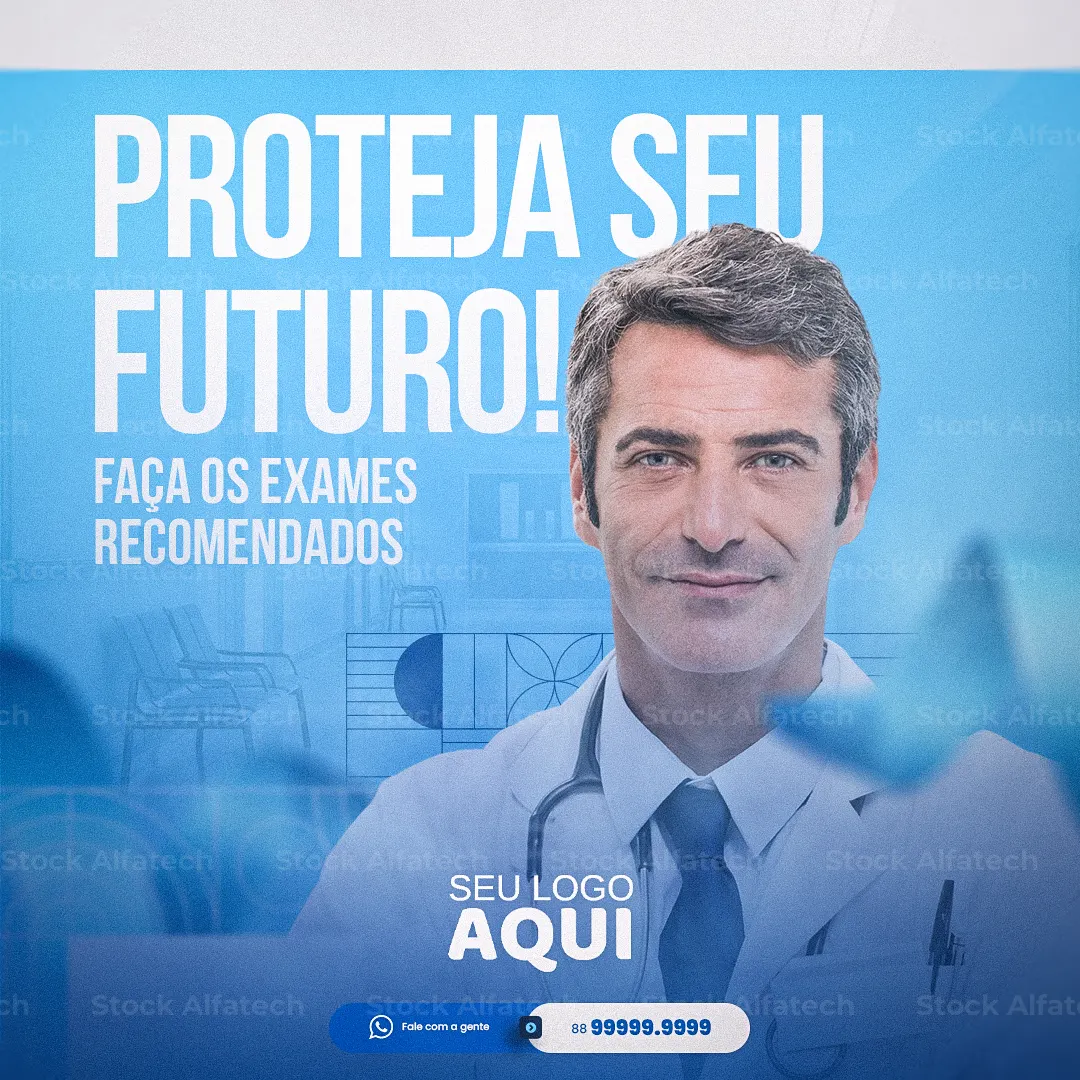 Psd flyer 100% editável para campanha azul de conscientização