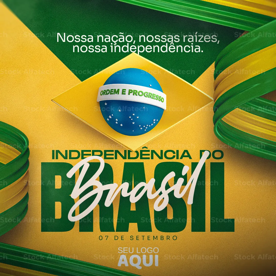 Orgulho de ser brasileiro — Psd flyer 100% editável