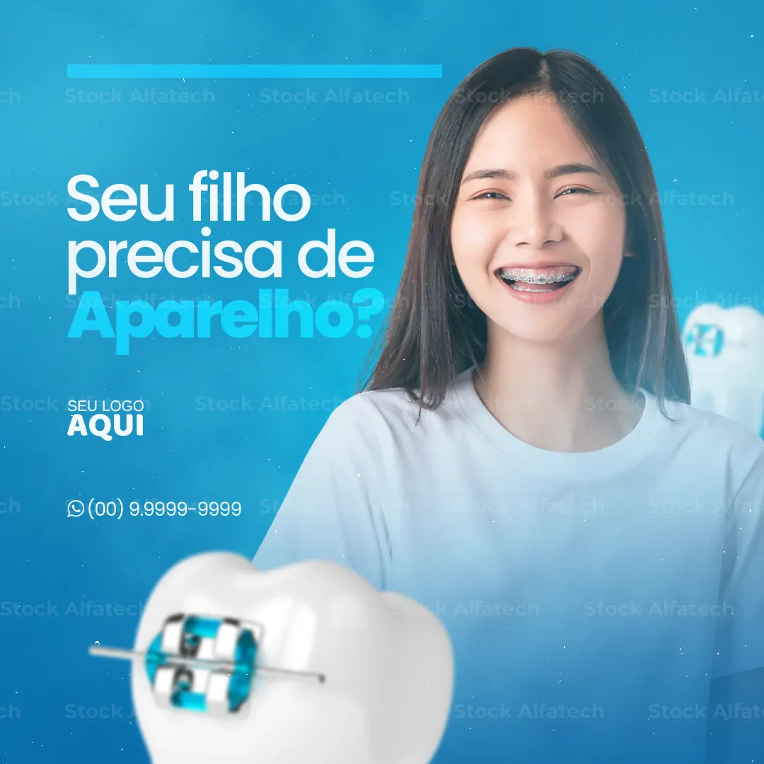 Psd flyer 100% editável para saúde bucal e prevenção
