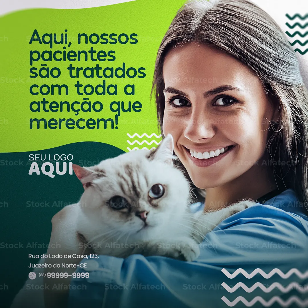 Saúde e bem-estar para seu pet em Psd flyer 100% editável