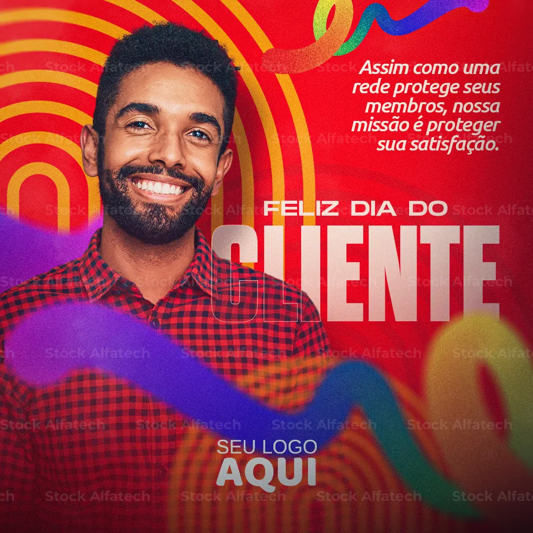 Psd flyer 100% editável para campanha de fidelização de clientes