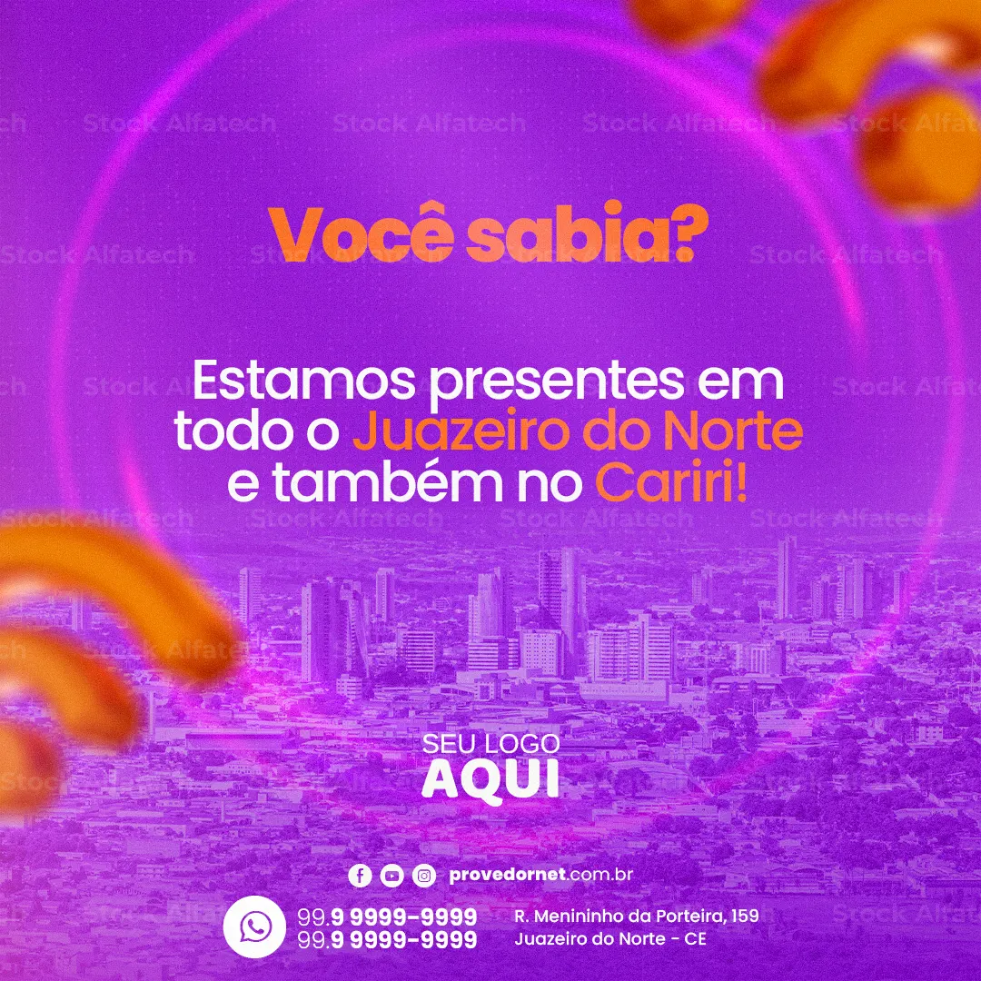 Internet rápida com instalação facilitada — Psd flyer 100% editável