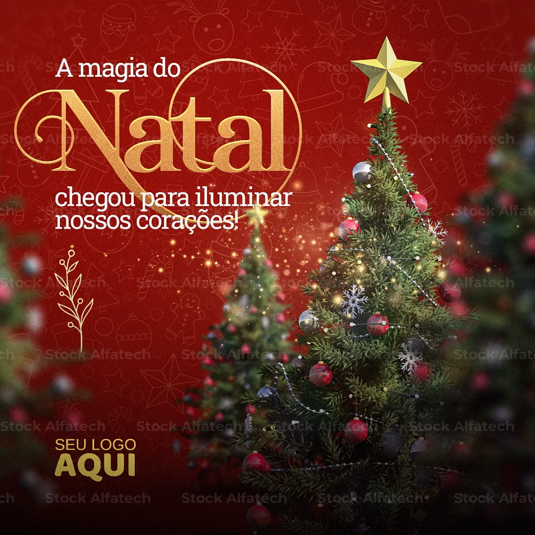 Psd flyer 100% editável para Natal com mensagem especial de fim de ano