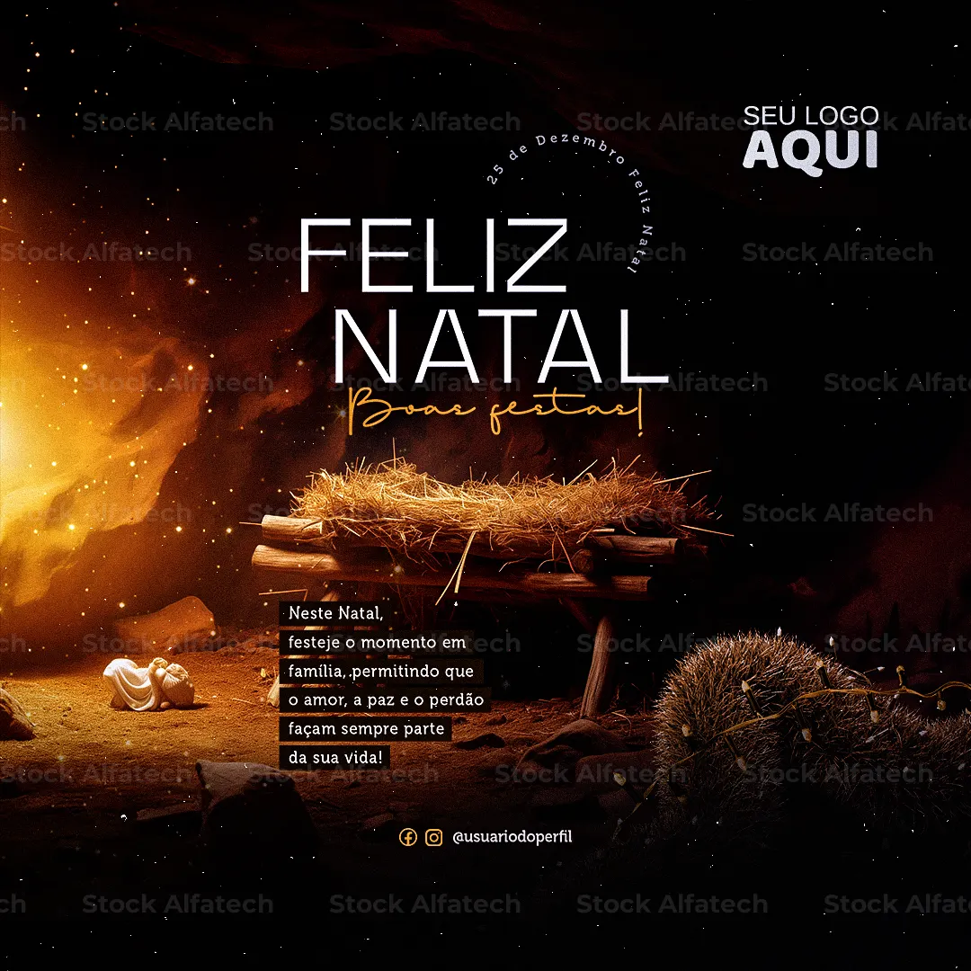 Então é Natal com design festivo — Psd flyer 100% editável
