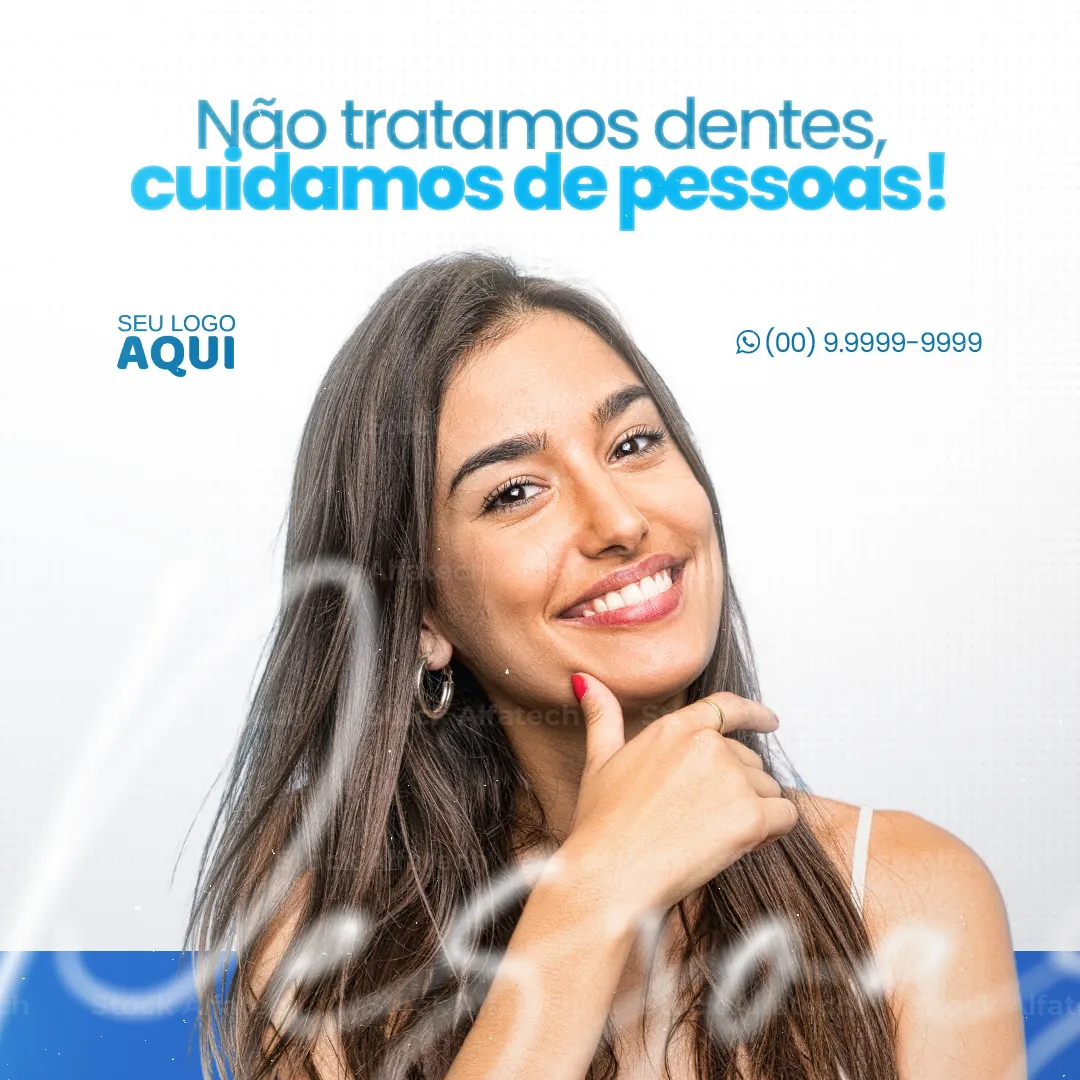 Tratamento dentário para toda família em Psd flyer 100% editável