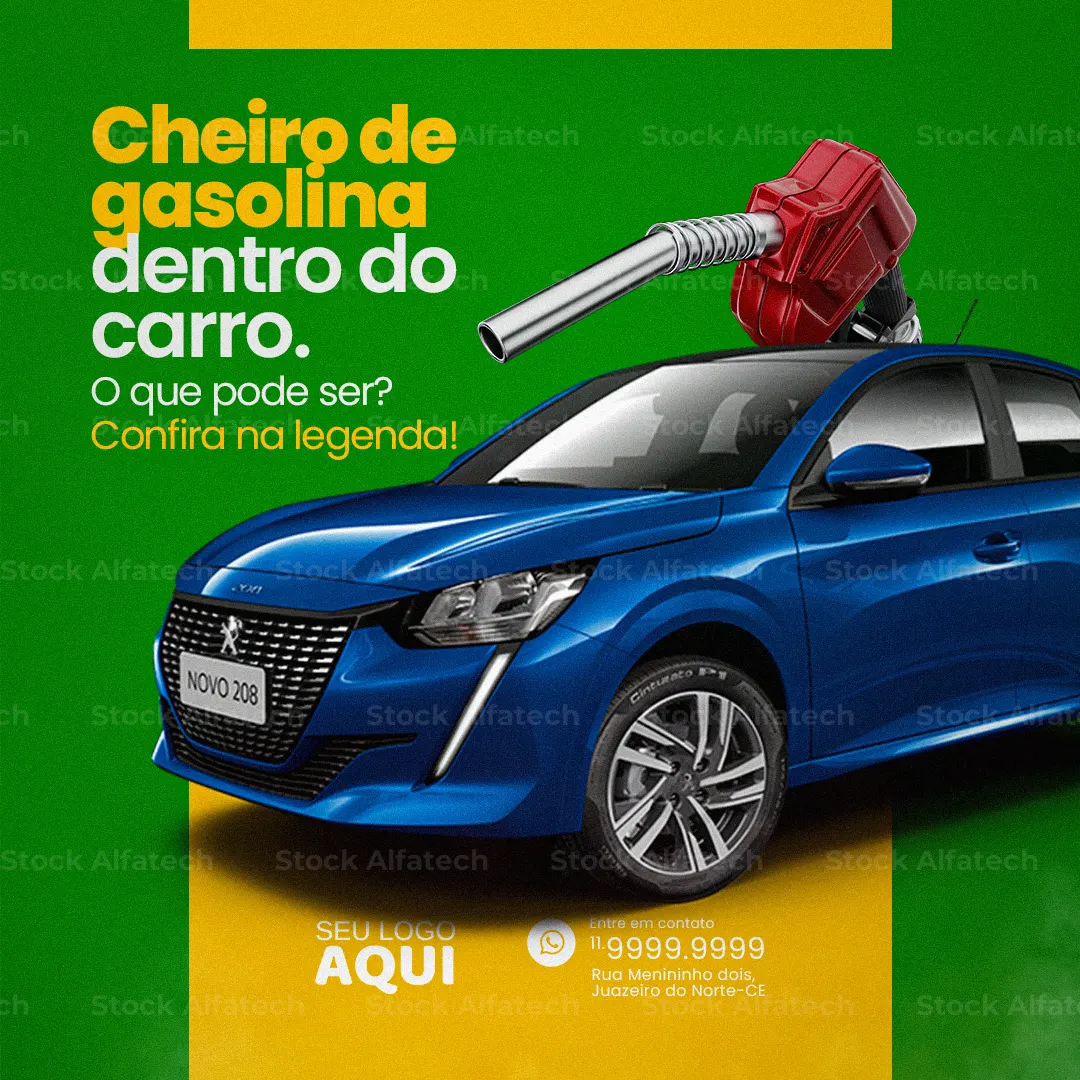 Diesel de confiança para estrada em Psd flyer 100% editável
