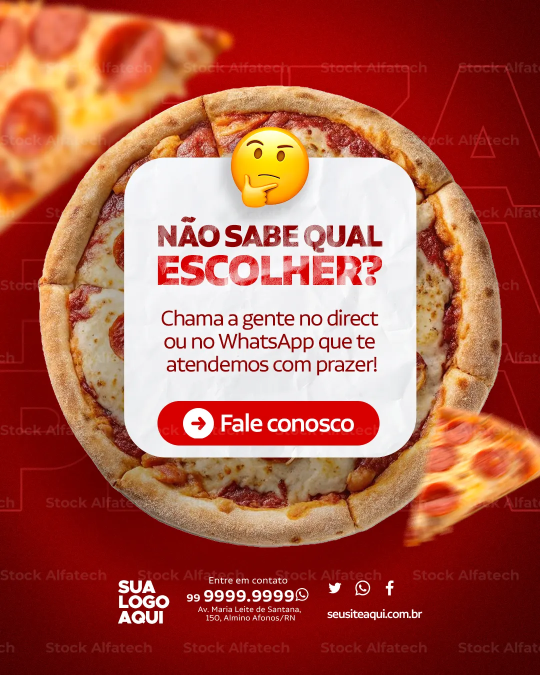Não sabe qual escolher? Chame no direct ou WhatsApp e venda mais com praticidade — Psd feed 100% editável