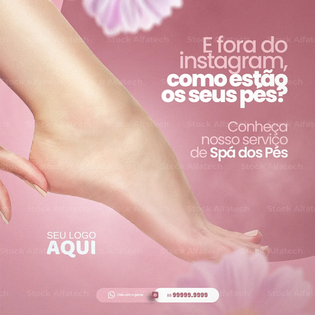 Promoção de manicure para unhas perfeitas — Psd flyer 100% editável